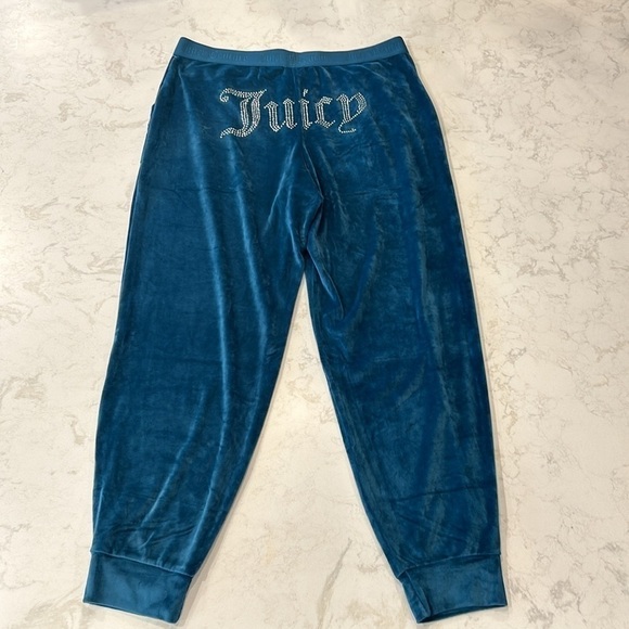 Juicy Couture X Urban Outfitters OG Bling Velour Pants Y2K Large - Picture 5 of 17